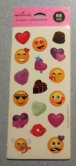 Valentine’s Day Stickers – Emojis & Hearts/Puffy Hearts & Arrows – 2 full Pkg.