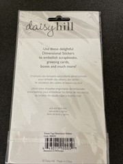 Daisy Hill DImensional Stickers Lot Of 7 Girl Themed Frienships and Fun Themed