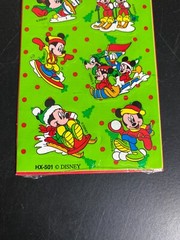 Disney Mickey Minnie Mouse Ski Skate Xmas Removable Stickers Post It 3M New