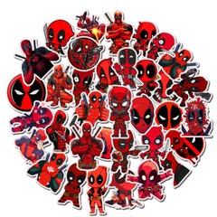 Deadpool Stickers Skateboard Vinyl Laptop Luggage Decals H20 Flask Sticker 35pc