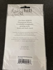 Daisy Hill DImensional Stickers Lot Of 7 Girl Themed Frienships and Fun Themed