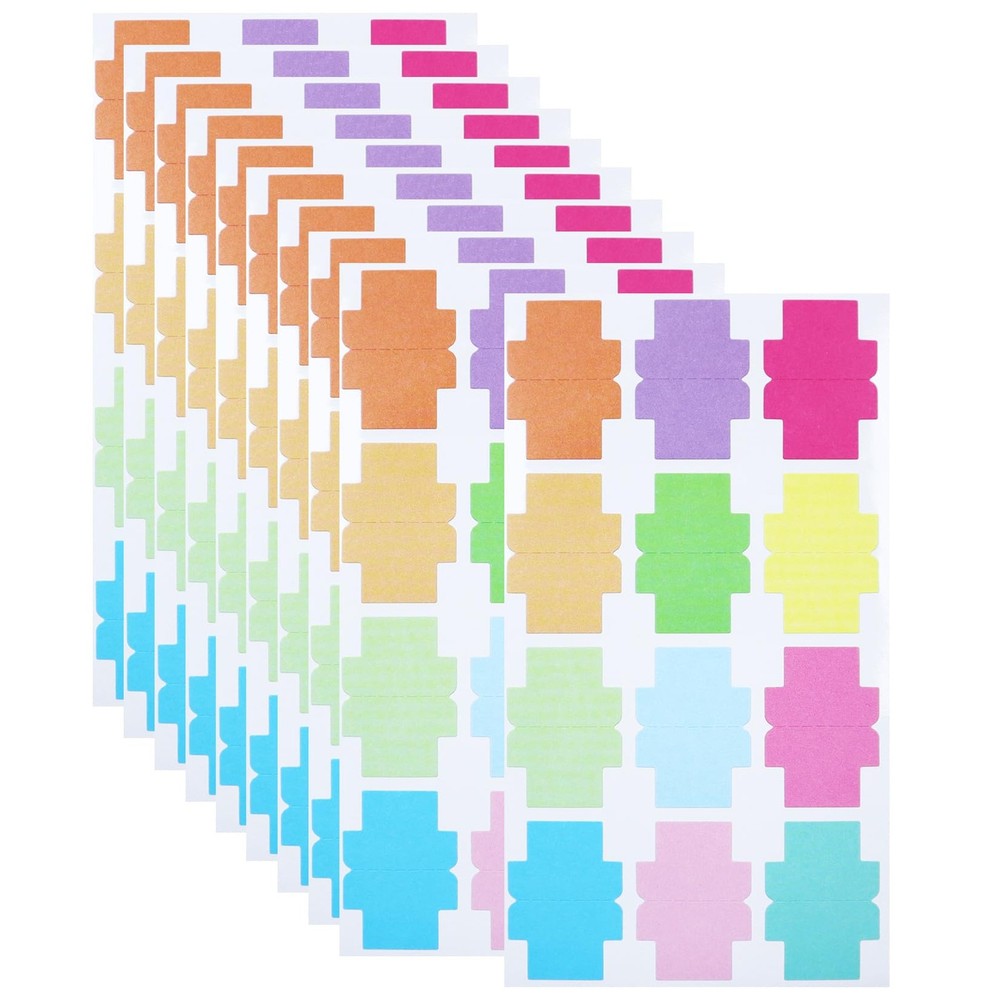 120 PCS Multi Sticky Blank Monthly Index Tab Page Marker Flag Label Note