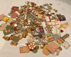 1000’s Papercrafting Chipboard Accents Scrabble Wood Letter Tags Sayings