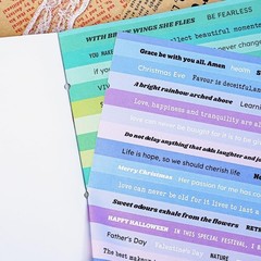 Inspirational Quote Stickers Book for Journaling and Scrapbooking, 60 Sheets …