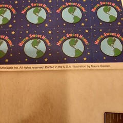 Vintage Rare 1999 Scholastic Book Club Stamp Stickers 41 Stickers World READ