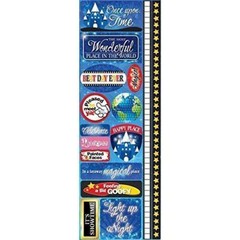Reminisce Signature Series Cardstock Combo Stickers, 4.25 by 12-Inch, Magical