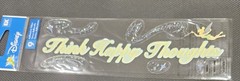 ek success disney adhesive titles Tinkerbell Think Happy Thoughts 6×2 «
