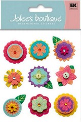 U Choose💋Flower Scrapbook Stickers Jolee’s Paper House Crafts Rose Daisy Floral