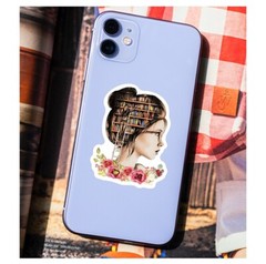 50pcs Book Lover Vinyl Stickers, Love Books, Book Worm, Reading, 025