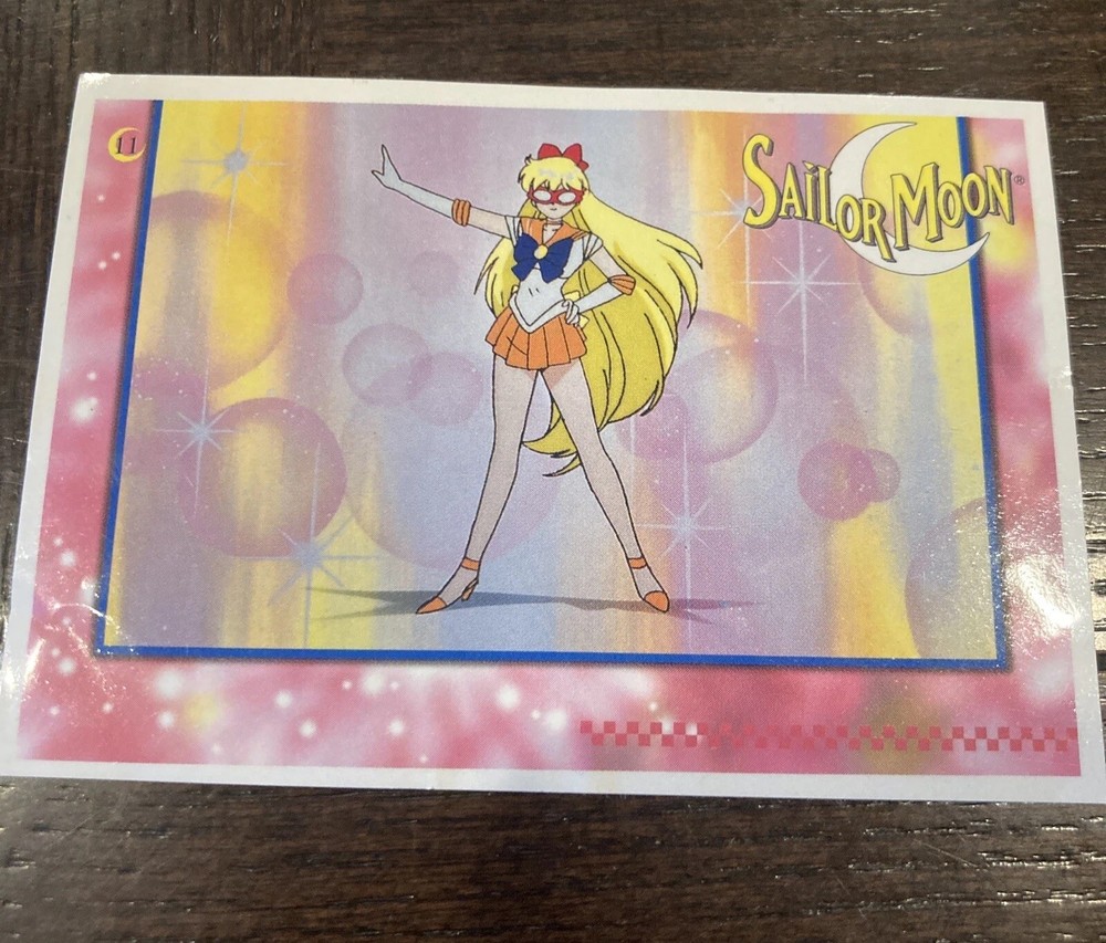 Sailor Moon Trading Sticker Card #11 1999 DIC Entertainment Toei Animation VTG
