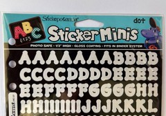 Alphabet Stickers – ABC/123 Sticker Minis – Stickopotamus