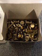 Paper Scrapbook Crafts Fastener Lot – Brads, Eyelets
