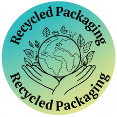 50 Recycled Packaging Stickers 2” | Eco Friendly | Small Business