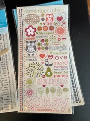 Stampin’ Up! Rub-On Anchored and Take Note new. used Bright Delights