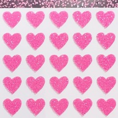Glitter Heart Stickers! – 0.25 to 4 inch – Cute for Valentines!