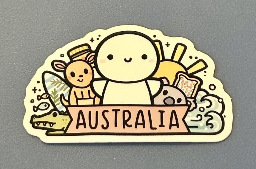 NEW The Coffee Monsterz Co. Australia Vinyl Sticker TCMC