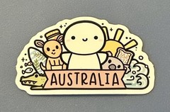 NEW The Coffee Monsterz Co. Australia Vinyl Sticker TCMC