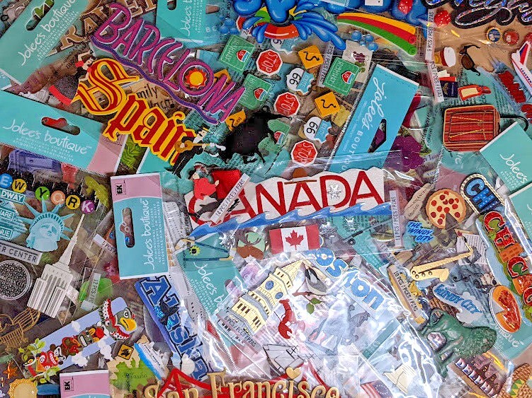 Jolee’s Boutique Stickers TRAVEL USA EUROPE CRUISE FLYING & MORE -YOU PICK – NEW