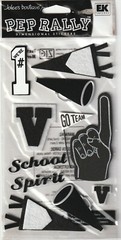 Jolee’s Boutique 3-D Pep Rally BLACK SCHOOL SPIRIT Theme 66416 Fast FREE Ship!