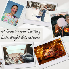 Date Night Adventure Scrapbook for Couples – 40 Scratch off Challenge and Date