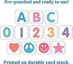 Carson Dellosa Crafty and Cool 216-Piece Bulletin Board Decorations, 3.5″ Colorf