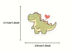 100 Cute Dinosaur Stickers
