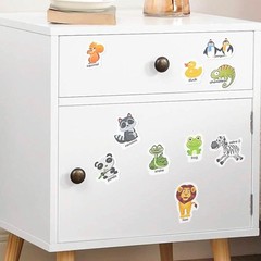 Reusable Sticker Book for Kids, Animal Stickers Educational Learning Toys Travel