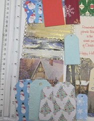 Christmas Lot Die Cut Tags & Shapes – Holiday Paper Ephemera Junk Journal Crafts