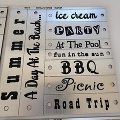 CHOICE-DCWV ~Metallic Look Accents Die Cuts Paper Craft Card Scrapbook Tags ~NEW
