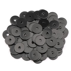 100PCS #8 x 3/4″ Black Fender Washers, 18-8(304) Stainless Steel Flat Fender …