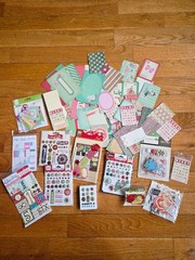 Christmas Scrapbook Supplies, Embellishments, Brads, Journaling Cards – Huge Lot