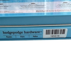 Stampin Up Pewter HODGEPODGE HARDWARE Tin Case 138 Embellishments 100 Brads 2007