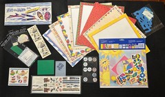 Summer Scrapbook Lot Paper Stickers Beach Pool Travel Vacation Theme Kit NEW