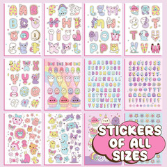 Kawaii Sticker Book: 1500+ Cute Designs for Scrapbooks, Planners, and More