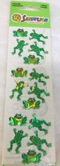NEW Vintage Sandylion Stickers Glitter Foil Frogs Scrapbooking