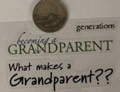 GRANDPARENTS Phrase Cafe Mylar Binder Sticker(12pc)Sticko•Family•Grandpa•Grandpa