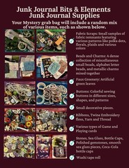 Junk Journal Ephemera Grab Bag Of Random Materials Mixed-Media Mixed Lot