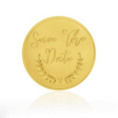 Save the Date Stickers,120pcs Matte Gold Embossed Envelope Seals for Wedding …