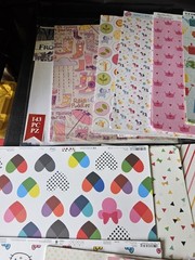 Amazing girl scrapbooking lot of single pages Hello Kitty Prinecess Minnie Mouse