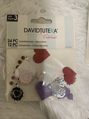 David Tutera Celebrate Scrapbook Bundle Tags & Embellishments Lot 9 Packs NEW