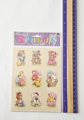 Vtg Easter Spring Stickers LOT Paper Magic Group Eureka NIP Animals Bunny Duck