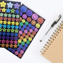 BAZIC Holographic Reward Sticker (144/Pack), pack of 24