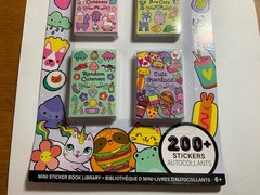 Fashion Angels Mini Sticker Book Library 200+ Stickers SEALED