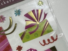 Sticko EK Success Stickers Crafting Scrapbooking Cathy B Vellum Party Presents