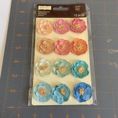 Michael’s- Paper Flowers Scrapbook Card Making Embellishments