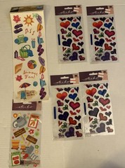 Scrapbook Lot, Holiday And Seasonal Stickers & Embellishments Mostly New