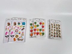 Lot of 20 Birthday themed stickers scrapbooking, crafting, activities, cards