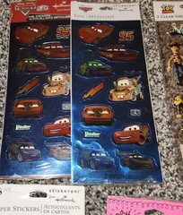Vintage Hallmark Stickeroni Stickers Lot Rainbow Disney Cars Toy Story Snoopy ++