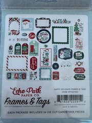 Echo Park Happy Holidays Frames & Tags – Scrapbook, Craft, Creative NIP