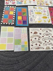 Vtg Stickers Lot Flowers Colorful Floral Spring Friendship Sheets Mixed Brands